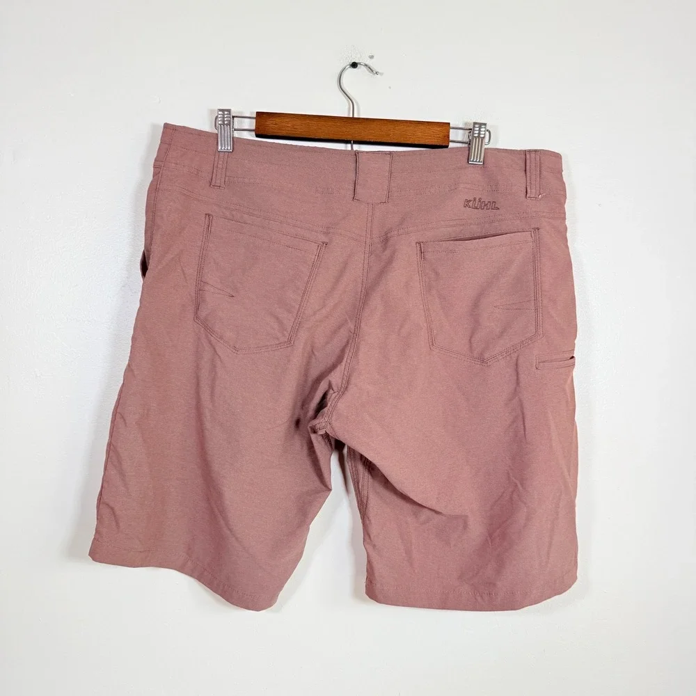 Kuhl Renegade Performance Outdoor Hiking Shorts Size 38 Dusty Rose Mauve